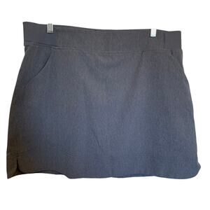 32 degrees cool skort denim color blue size large.